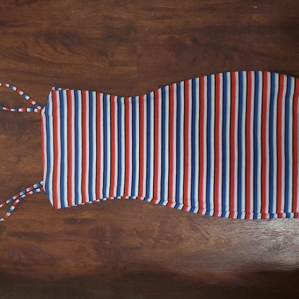 2/$20 | DIVIDED Bodycon Spaghetti Dress Multi- colour
